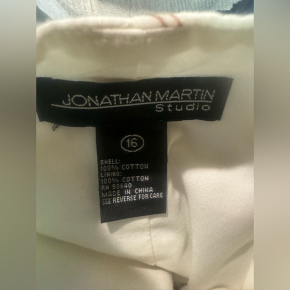 Adorable Johnathan Martin studio prom dress size 16 dress over slip armpit pile - Picture 7 of 7